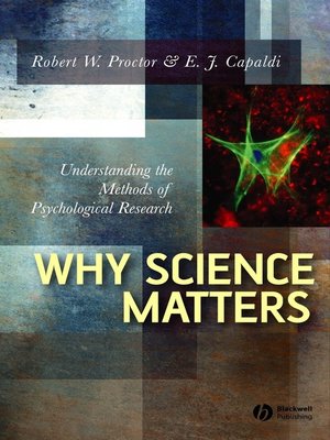 cover image of Why Science Matters